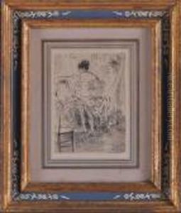 Backstage by Jean-Louis Forain