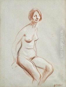 Etude De Nu by Jean-Louis Forain