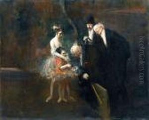 Les Danseuses Et Abonnes A L'opera by Jean-Louis Forain