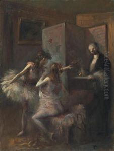 La Collation Dans La Loge by Jean-Louis Forain