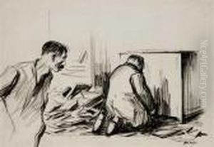 La Banqueroute by Jean-Louis Forain