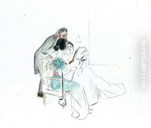La Lecture by Jean-Louis Forain