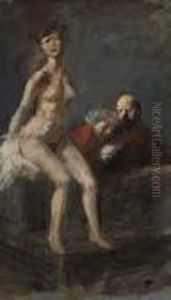 Scene D'atelier by Jean-Louis Forain