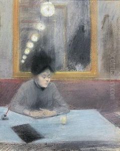 La Lettre Et L'absinthe by Jean-Louis Forain