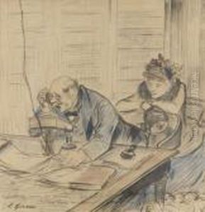Le Banquier by Jean-Louis Forain