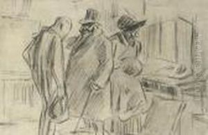 Chez Le Brocanteur: At The Antiqueshop by Jean-Louis Forain