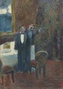 The Butler And The Gentleman by Jean-Louis Forain