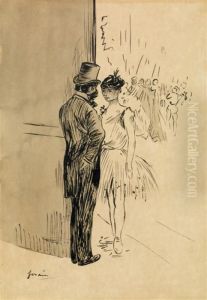 Les Coulisses by Jean-Louis Forain