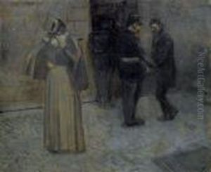 L'interpellation by Jean-Louis Forain