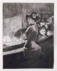 Title: Aux Folies Bergers by Jean-Louis Forain