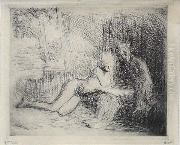 Peintre Et Modele - view 1