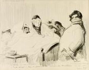 La Veille D'une Election by Jean-Louis Forain