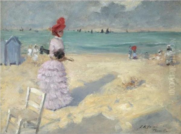 La Plage A Trouville - view 1