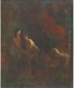Trois Baigneuses En Sous-bois by Jean-Louis Forain