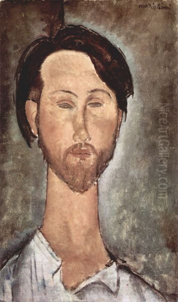 Portrait of Leopold Zborowski by Amedeo Modigliani
