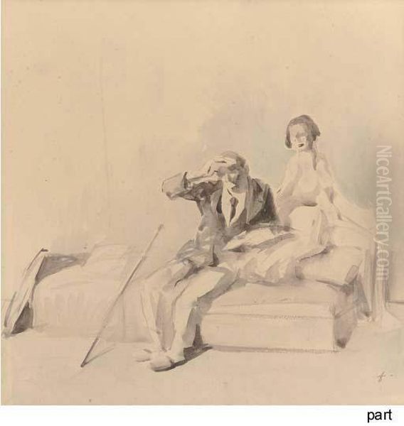 Peintre Et Modele - view 1