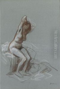 Femme Nu (apres Le Bain) by Jean-Louis Forain