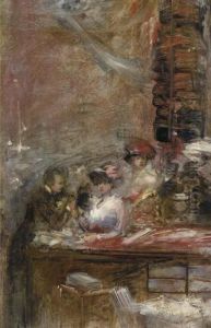 Chez Le Modiste by Jean-Louis Forain