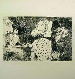 Danseuses Dans Leur Loge; A 
Bullier; L'ambulante; Lesfolies-bergere (guerin 7; 11; 18; 20) by Jean-Louis Forain