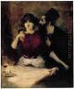 Au Cafe by Jean-Louis Forain