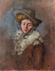 Portrait De Femme Au Chapeau