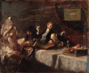 Une Nuit Chez Maxim's (a Night At Maxim's) by Jean-Louis Forain