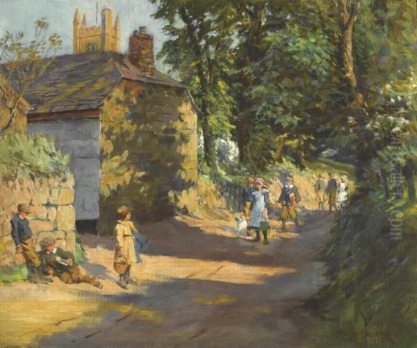 Going To School, Paul, Near Penzance - view 1