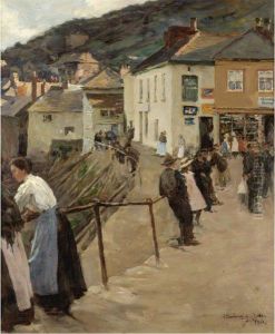 The Harbour At Mousehole by Stanhope Alexander Forbes