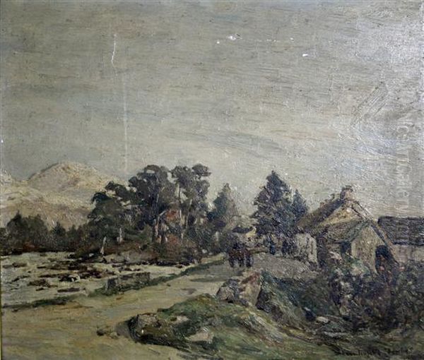 Landscape With Cart And Village - view 1