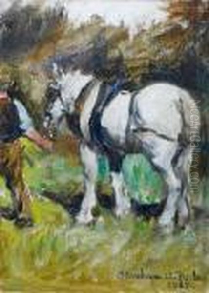 Mr Spargo And Jack The Horse - view 1