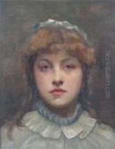 Portrait Of A Girl In Rustic Dress