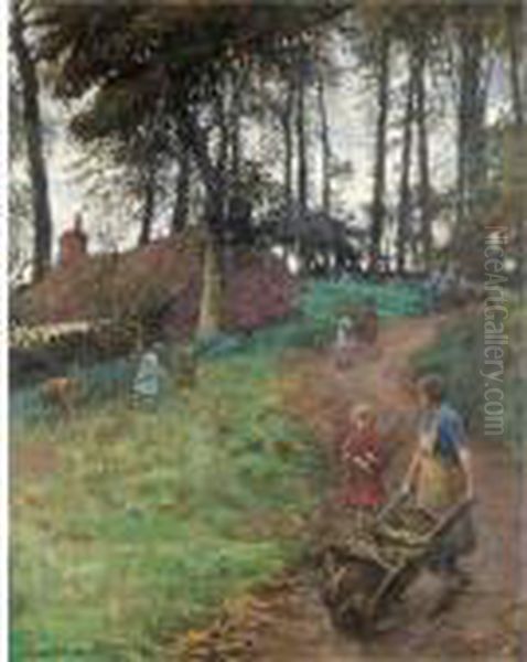 A Country Lane (woodgatherers) - view 1