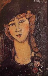 Head of a Woman in a Hat