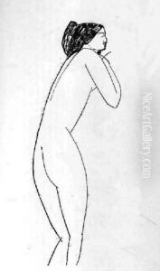 Nude Anna Akhmatova Ii by Amedeo Modigliani