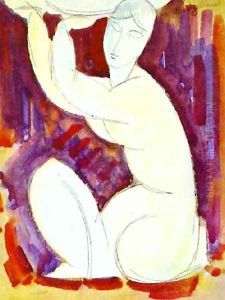 Caryatid I by Amedeo Modigliani