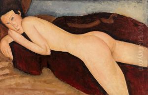 Nu Couche De Dos by Amedeo Modigliani