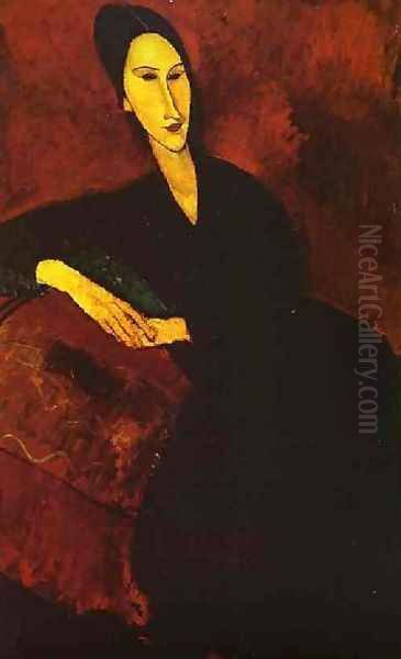 Madame Zborowska On A Sofa - view 1