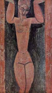 Caryatid II by Amedeo Modigliani
