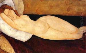 Reclining Nude, Head Resting on Right Arm by Amedeo Modigliani