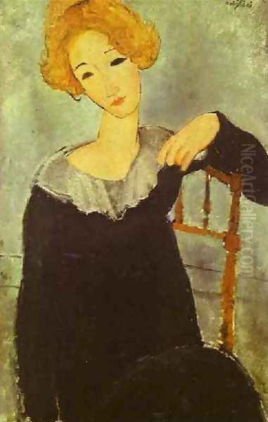 Woman With Read Hair - view 1