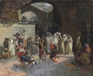 Arab Fantasia by Mariano Jose Maria Bernardo Fortuny y Carbo