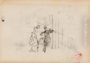 "dos Figuras" by Mariano Jose Maria Bernardo Fortuny y Carbo