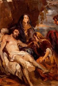 "piedad" by Mariano Jose Maria Bernardo Fortuny y Carbo