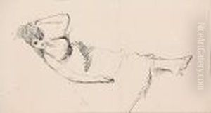 Modelo Acostada by Mariano Jose Maria Bernardo Fortuny y Carbo