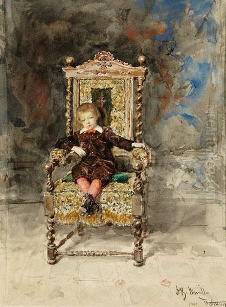 Retrato De Nino Joaquin Soriano Y Barroeta Aldamar - view 1