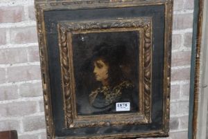 Ritratto Con Cappello by Mariano Jose Maria Bernardo Fortuny y Carbo