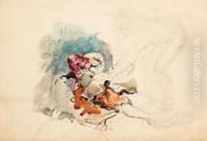Un Arcabucero Dormido by Mariano Jose Maria Bernardo Fortuny y Carbo