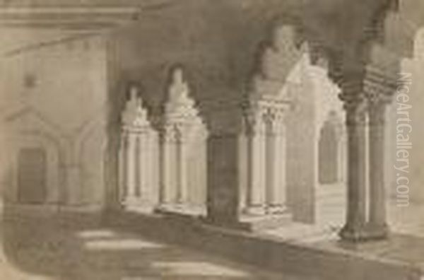 "claustro De S. Pablo Del Campo. Barcelona". - view 1