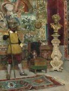 Monkey Business by Mariano Jose Maria Bernardo Fortuny y Carbo