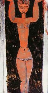 Caryatid III by Amedeo Modigliani